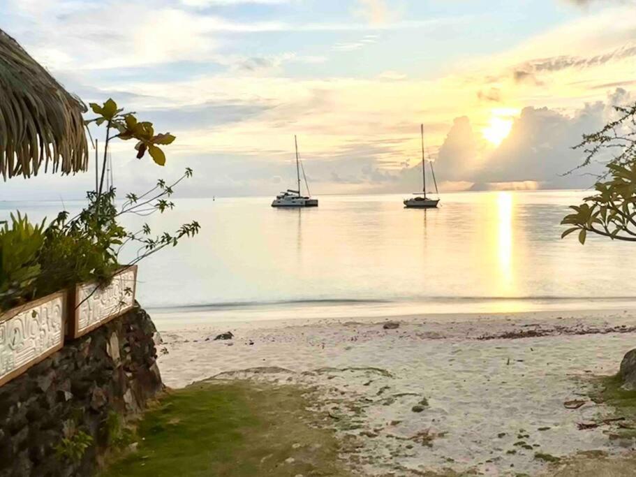 Meri Lodge Huahine Fare Zewnętrze zdjęcie